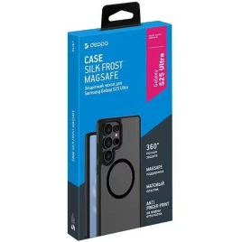 Чехол Deppa Silk Frost MagSafe для Samsung Galaxy S25 Ultra 84267 Black