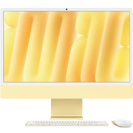 Моноблок Apple iMac (2024) 24 Retina 4.5K M4 10C CPU, 10C GPU/16GB/256Gb (MWUW3) Yellow