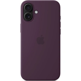 Чехол Apple Silicone Case with MagSafe для iPhone 16 Plus Plum