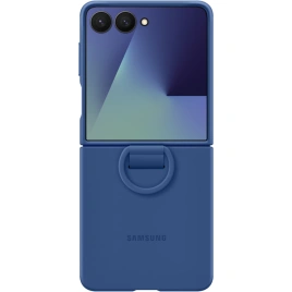 Чехол Samsung Silicone Ring Case для Galaxy Z Flip7 Blue