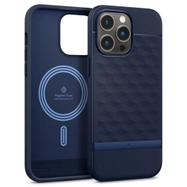 Чехол Spigen Caseology Parallax Mag для iPhone 14 Pro (ACS05003) Midnight Blue