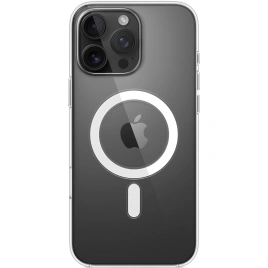 Чехол Apple Silicone Case with MagSafe для iPhone 16 Pro Max Clear