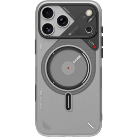 Чехол Aulumu A17 Frosted Case with MagSafe для iPhone 17 Pro Max Translucent Gray