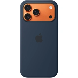 Чехол Apple Silicone Case with MagSafe для iPhone 17 Pro Max Midnight