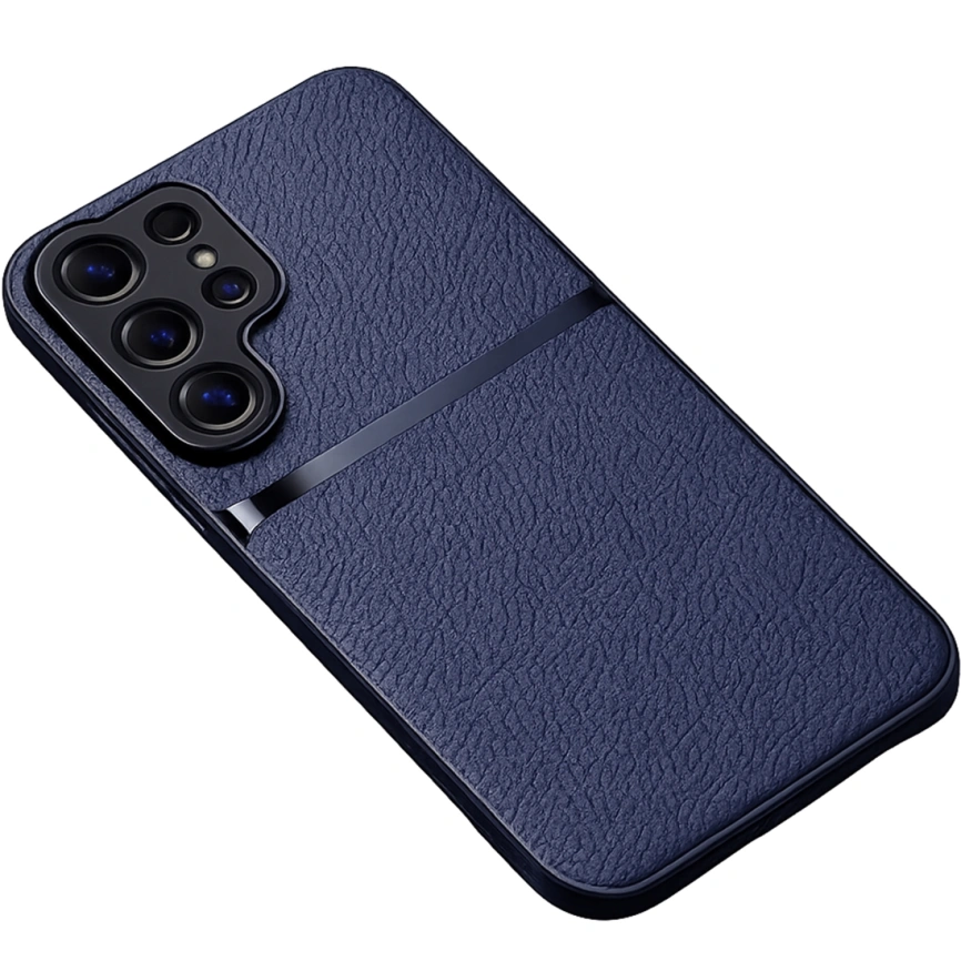 Чехол Zafabeidesign Leather Magnet Case для Samsung S26 Dark Blue фото 1