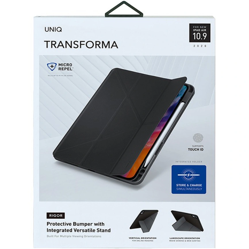 Чехол Uniq Transforma Rigor для iPad Air 10.9 (2022/20) Grey фото 5