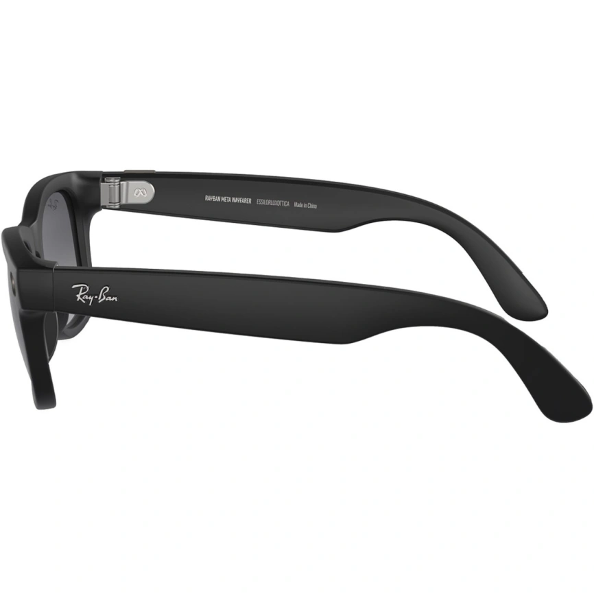 Умные очки Ray-Ban Wayfarer Matte Black/Polar (RW4008) M Gradient Graphite фото 5