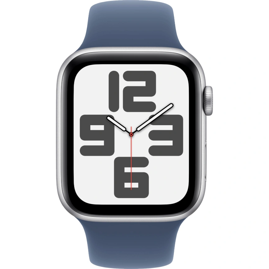 Смарт-часы Apple Watch SE (2024) 40mm Silver Aluminium Case with Denim Sport Band M/L (MXED3) фото 3