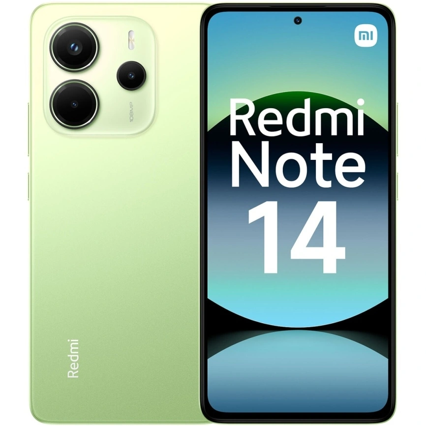 Смартфон Xiaomi Redmi Note 14 4G 8/256Gb (NFC) Lime Green Global Version фото 5