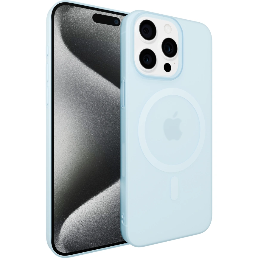 Чехол Gurdini Slim Series with MagSafe для iPhone 16 Pro Blue фото 1