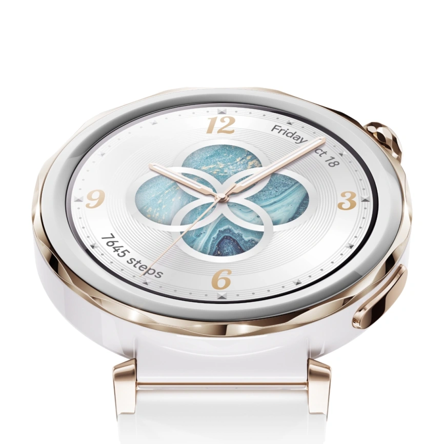 Смарт-часы Huawei Watch GT 5 Pro 42mm White Fluoroelastomer (55020DGW) фото 3