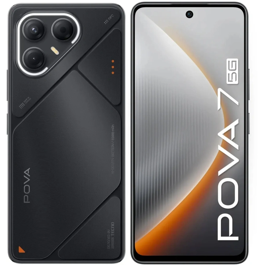 Смартфон Tecno Pova 7 8/256Gb Black фото 5