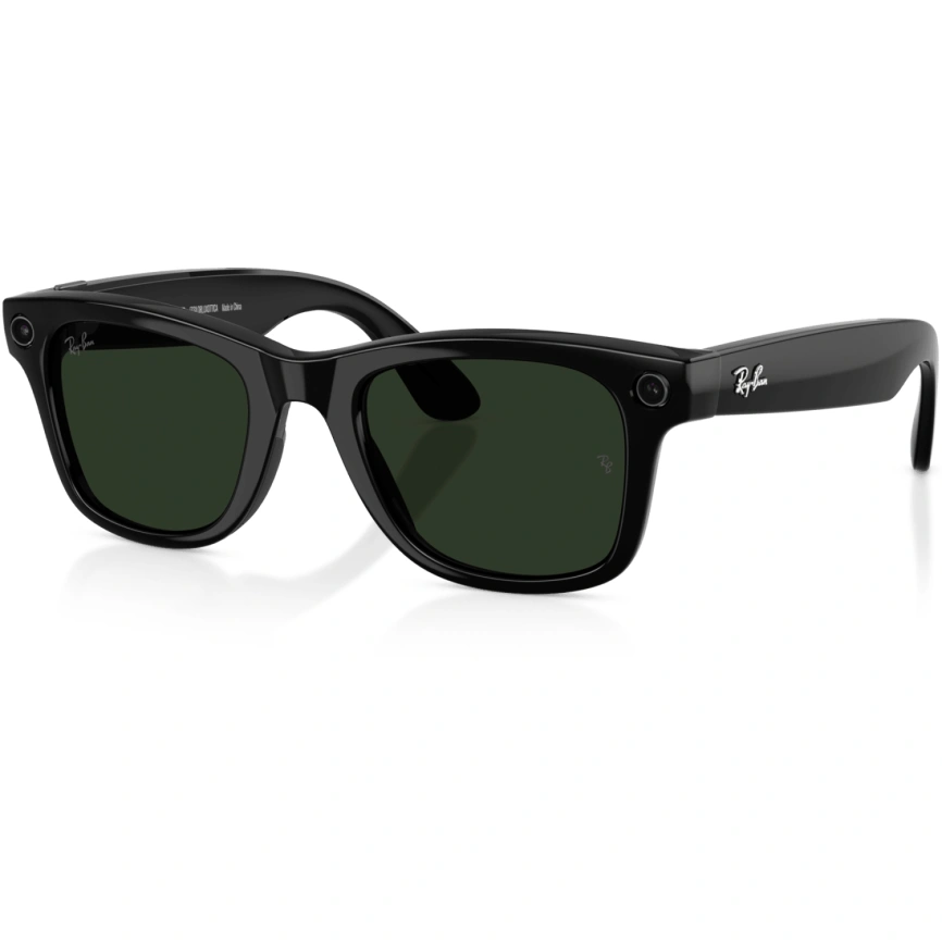 Умные очки Ray-Ban Wayfarer (Gen 2) Shiny Black/Transitions (RW4012) L Graphite Green фото 1