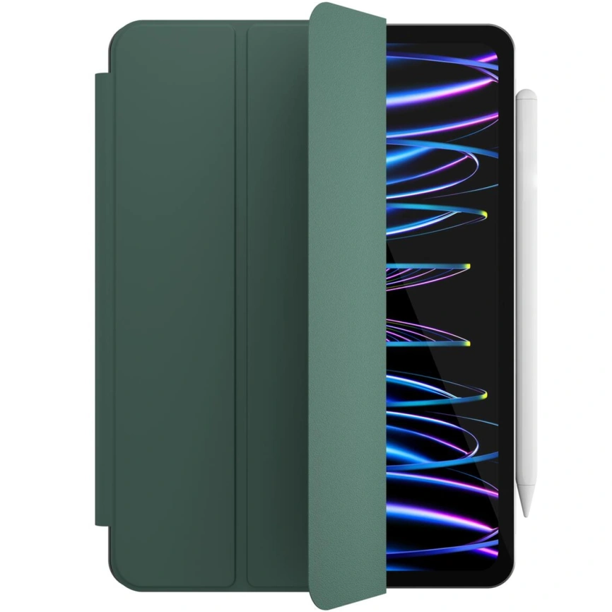 Чехол Gurdini Smart Magnet Series для iPad Pro 11 (2020/2021/2022) Dark Green фото 1