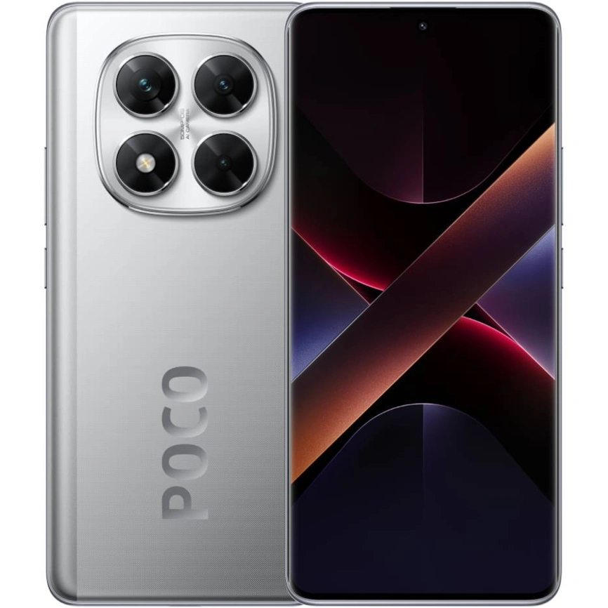 Смартфон Xiaomi Poco X7 5G 8/256Gb Silver Global Version фото 1
