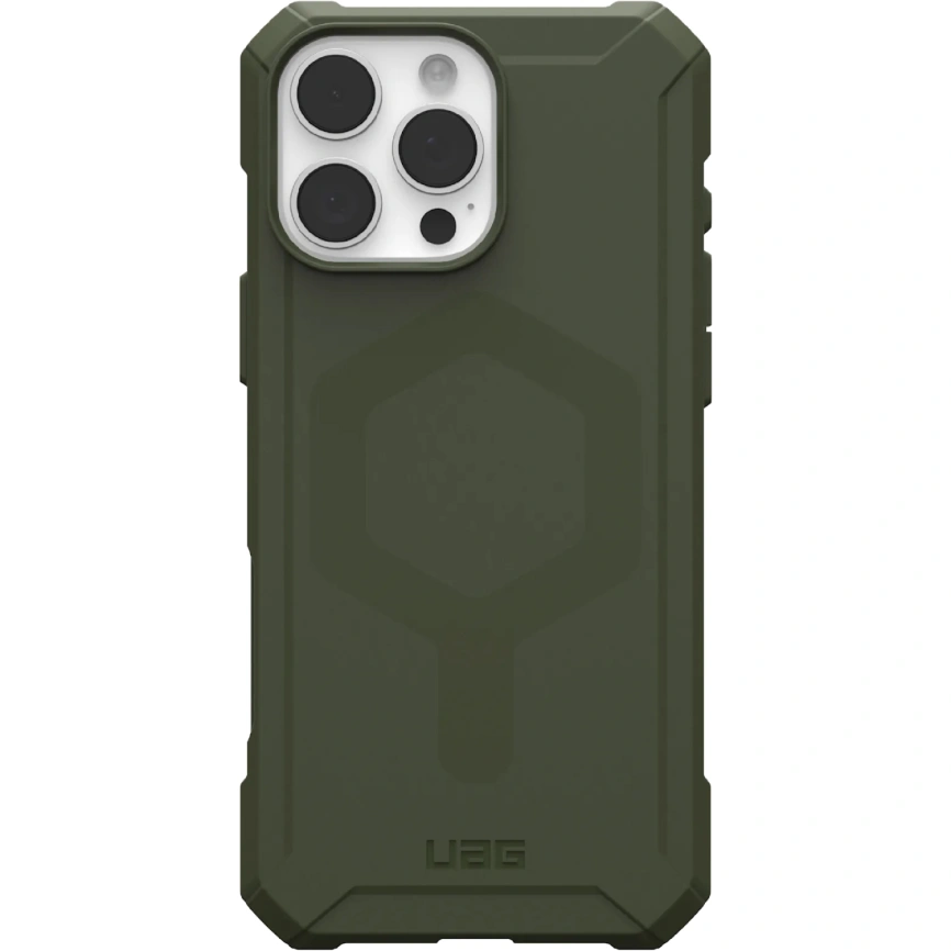 Чехол UAG MagSafe Essential Armor для iPhone 16 Pro Olive Drab фото 1