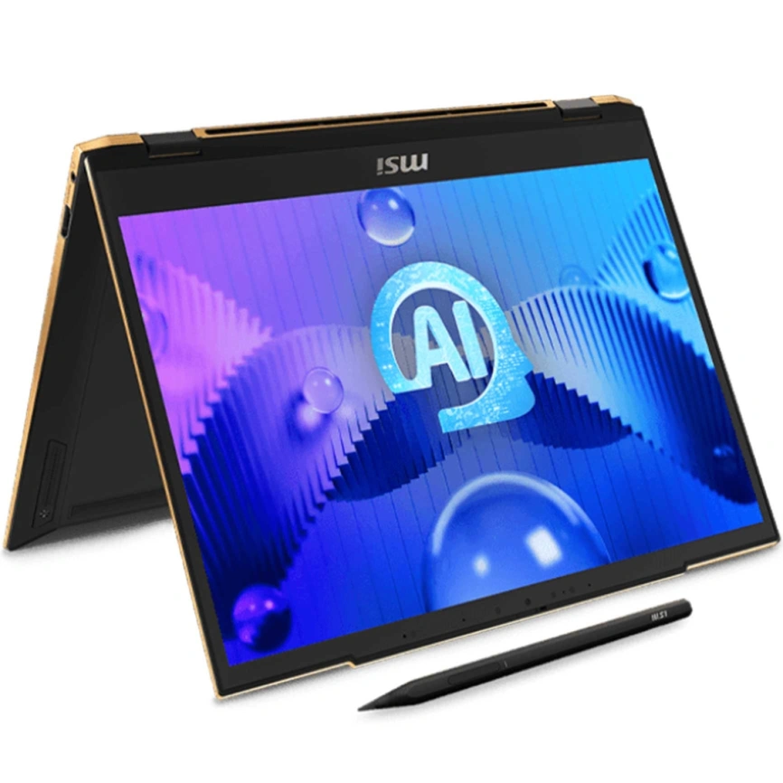 Ноутбук MSI Summit E13 AI Evo A1MTG-086RU 13.3 FHD IPS/ i7-155H Ultra/32GB/1TB SSD (9S7-13P411-086) Black фото 1