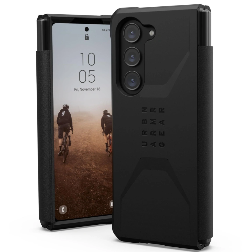 Чехол UAG Civilian для Galaxy Z Fold 5 Black фото 1