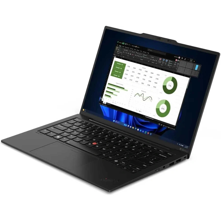 Ноутбук Lenovo ThinkPad X1 Carbon G12 14 IPS/ i7-155U Ultra/32Gb/512Gb SSD (21KC00A7US) Eclipse Black фото 3