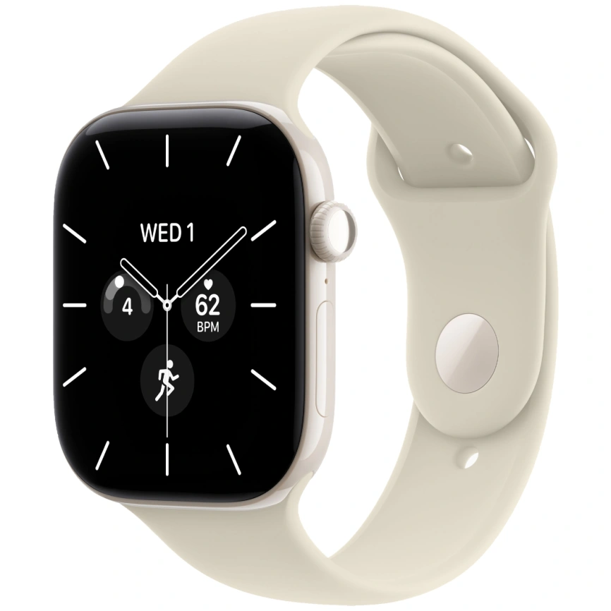 Смарт-часы Apple Watch Series 12 42mm Pearl White Ceramic Case with Sand Sport Band M/L фото 1