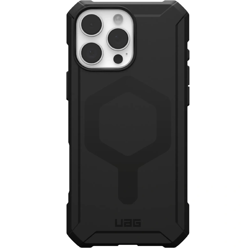 Чехол UAG MagSafe Essential Armor для iPhone 16 Pro Max Black фото 1
