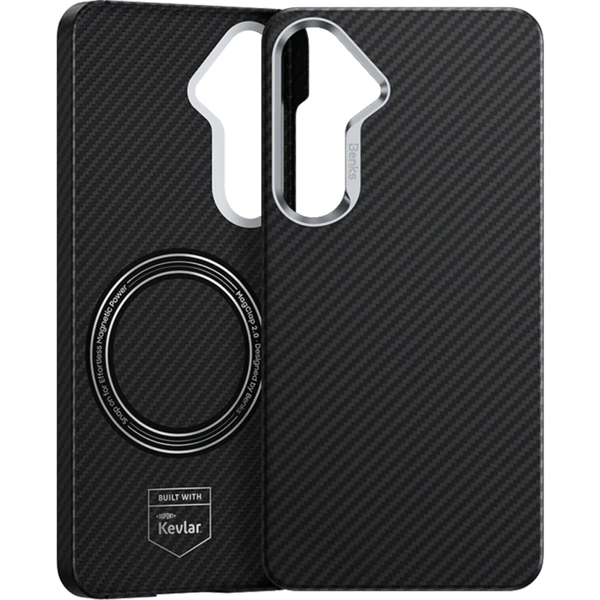 Чехол Benks ArmorAir Case built with Kevlar 600D для Samsung Galaxy S25 Plus Black фото 1