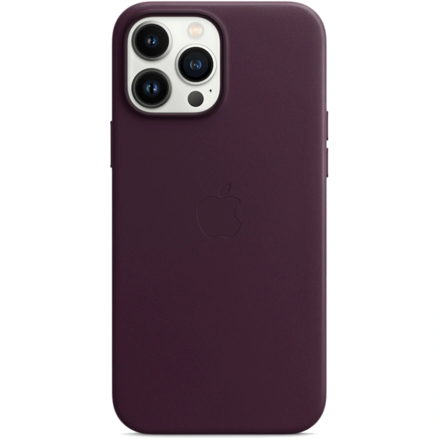 Кожаный чехол Apple MagSafe для iPhone 13 Pro Dark Cherry фото 4