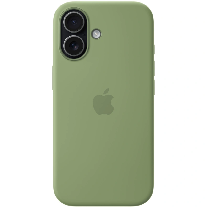 Чехол Apple Silicone Case with MagSafe для iPhone 17 Light Moss фото 3