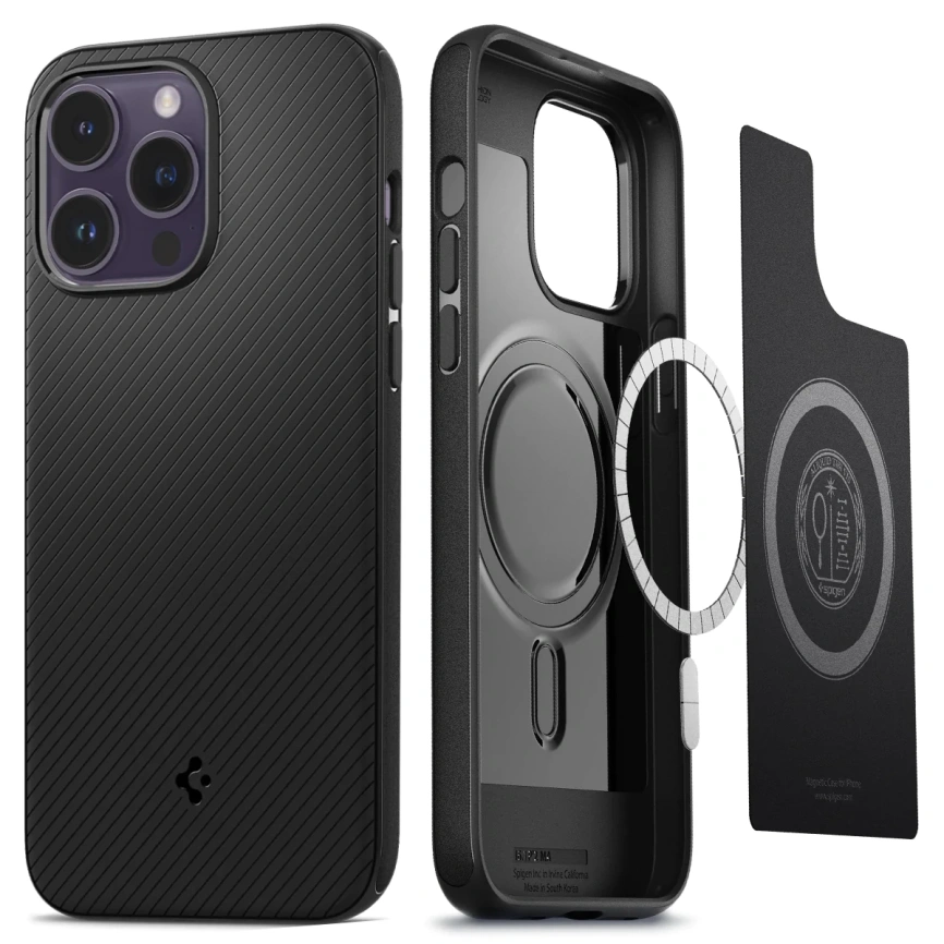 Чехол Spigen Mag Armor MagFit для iPhone 14 Pro Max (ACS04844) Matte Black фото 9