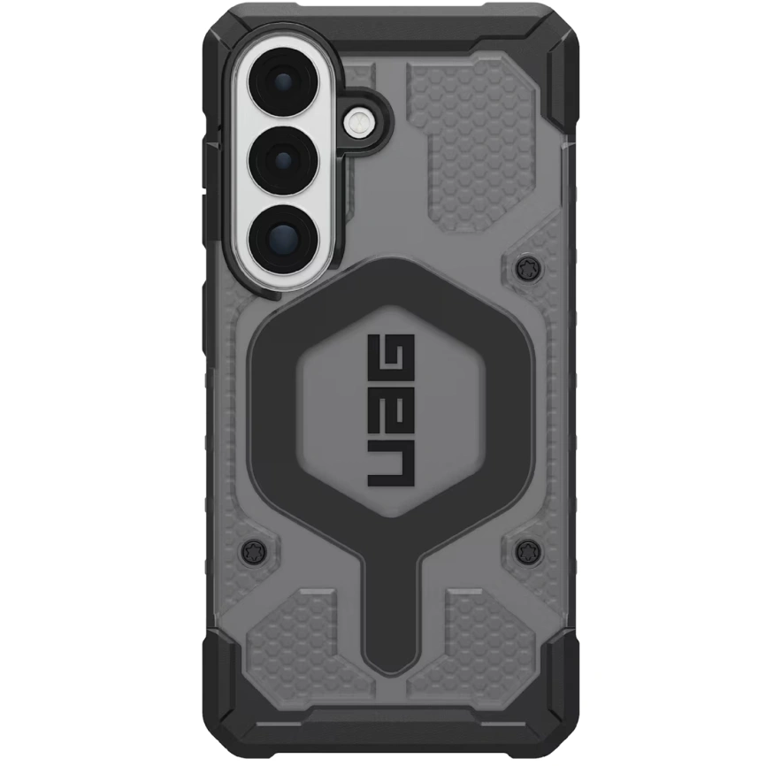 Чехол UAG Pathfinder Clear Case with MagSafe для Samsung Galaxy S26 Ash/Black (214528113140) фото 1