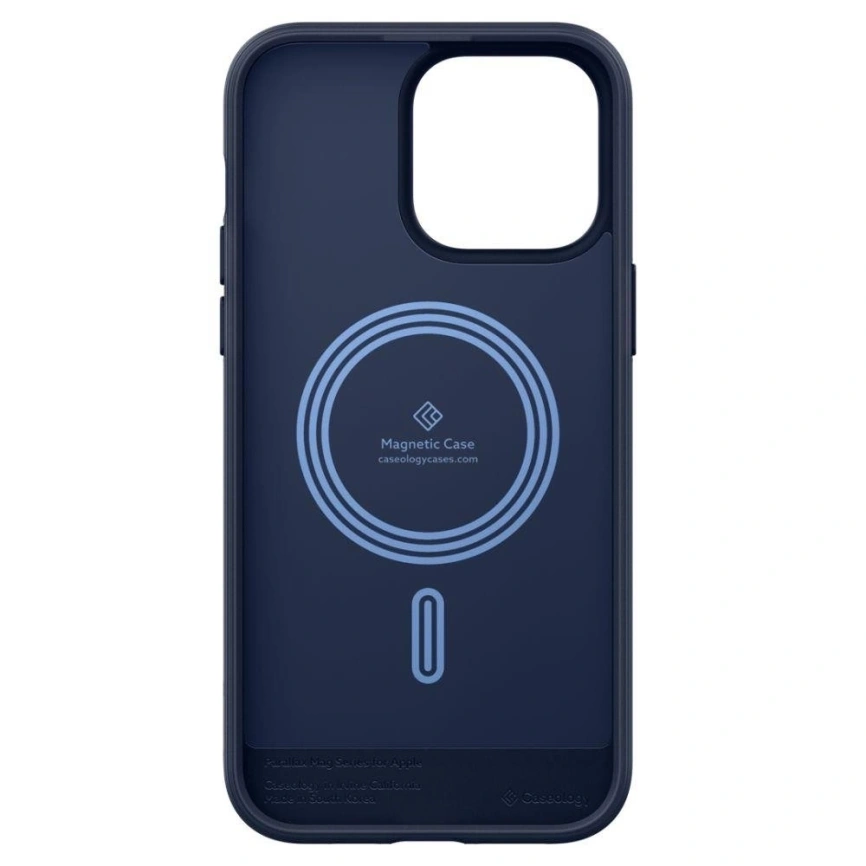 Чехол Spigen Caseology Parallax Mag для iPhone 14 Pro (ACS05003) Midnight Blue фото 3