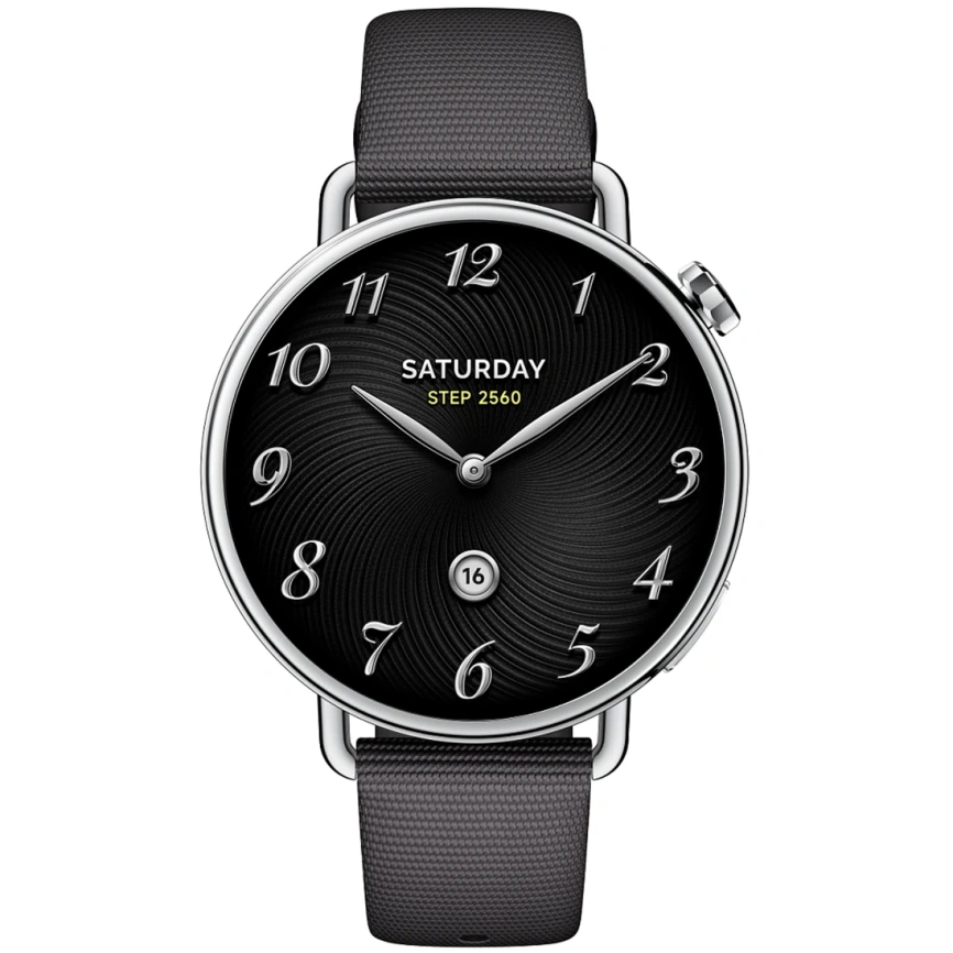 Смарт-часы Xiaomi Watch S4 41mm Fluororubber Strap Black фото 2