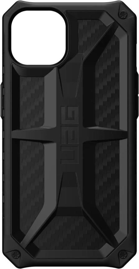 Чехол UAG Monarch для iPhone 13 (113171114242) Carbon Fiber фото 1