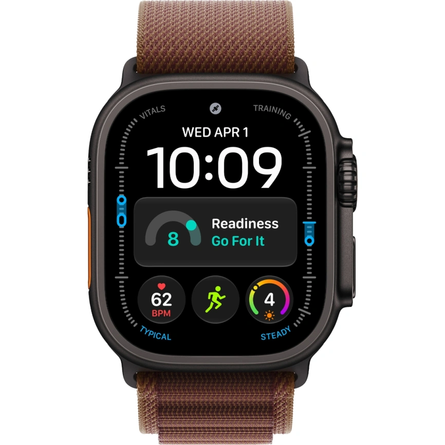 Смарт-часы Apple Watch Ultra 4 (2026) 49mm Black Titanium Case with Burgundy Alpine Loop M фото 3