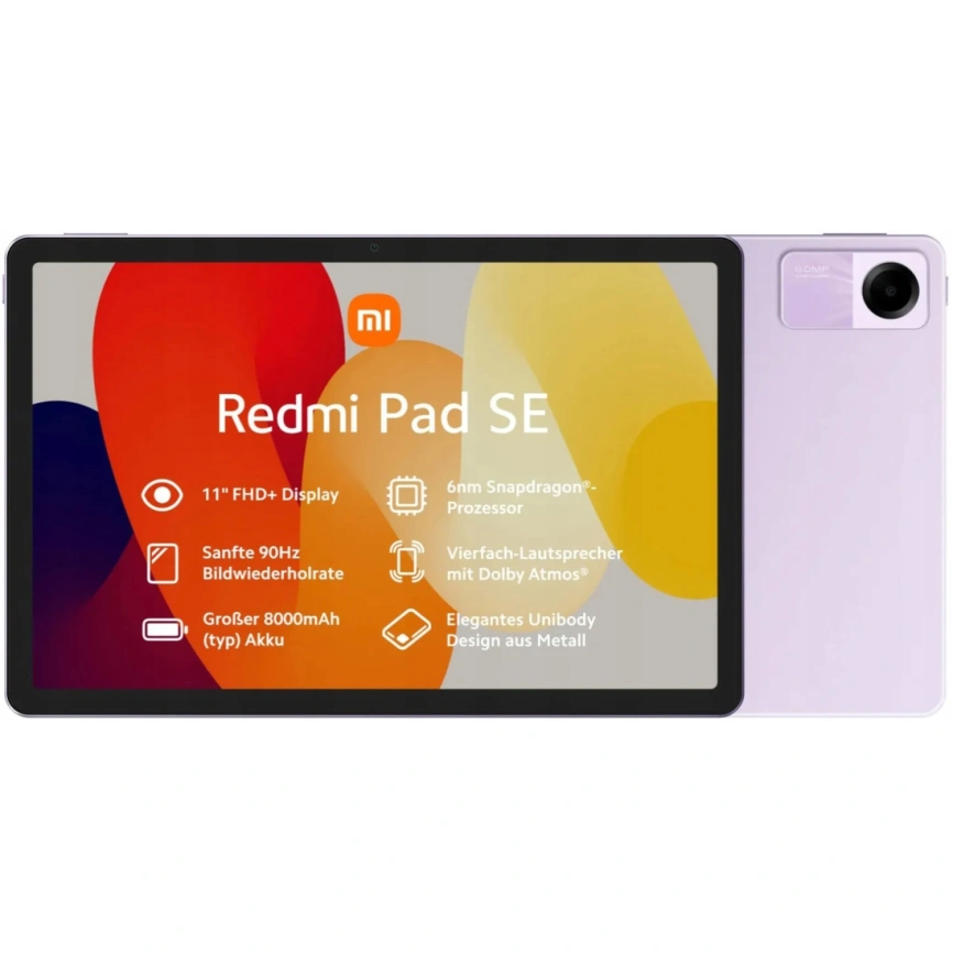 Планшет Xiaomi Redmi Pad SE 6/128Gb Wi-Fi Lavender Purple Global Version фото 4